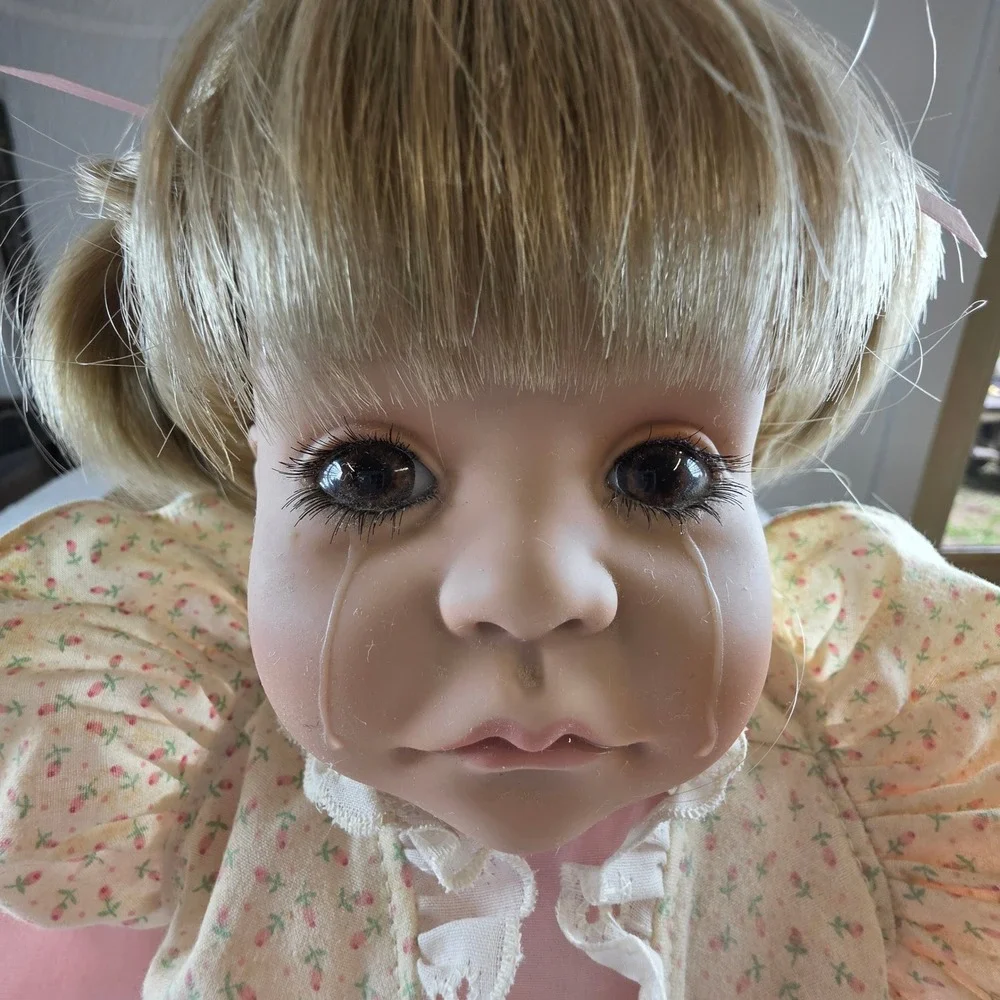 Lloyd Middleton Royal Vienna Doll Buffy Marci Cohen Crying Baby Doll Blonde Pink